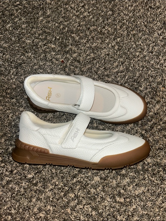 Ash Shoes - Ash Pure Mary Jane Leather Sneaker 37 7